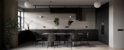 Zo voorkom je dat een industriële keuken te zwaar oogt